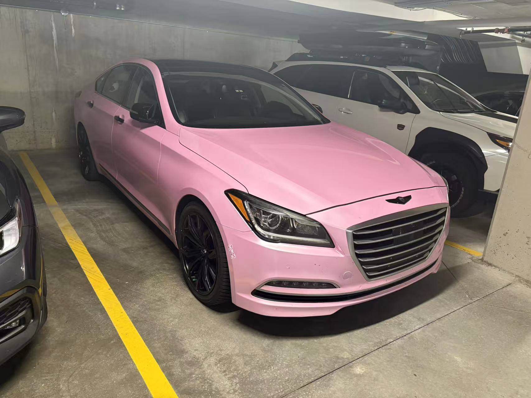 Pink Genesis customer wrap project
